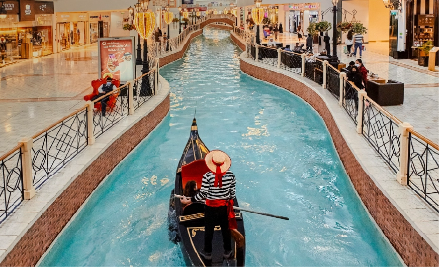 Canal and activities in Qatar